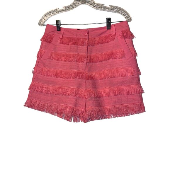 Love Moschino Fringe Short Women's Pink 40 NWT - Picture 10 of 13